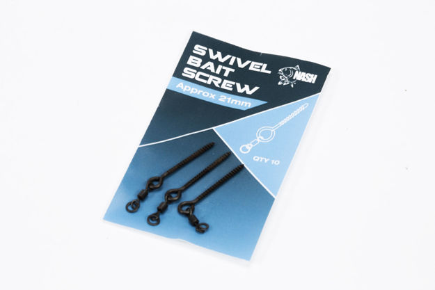 Bild von Nash 8mm Metal Bait Screw w Swivel 