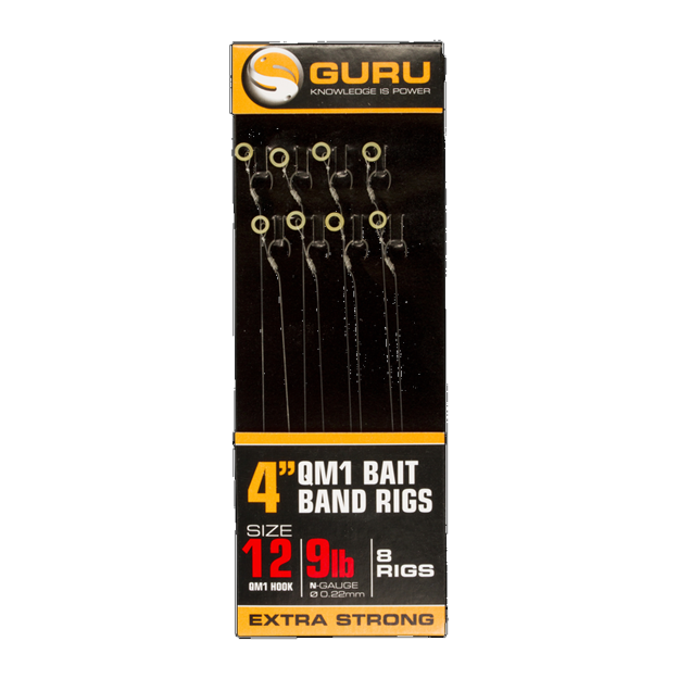 Bild von Guru Bait Bands QM1 Ready Rig 4"