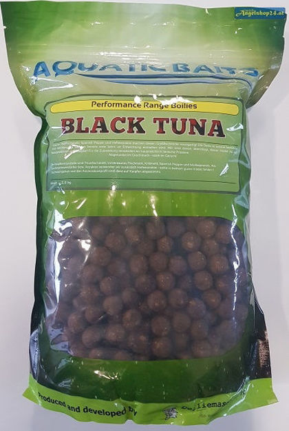 Bild von Aquqaticbaits Black Tuna Boilies