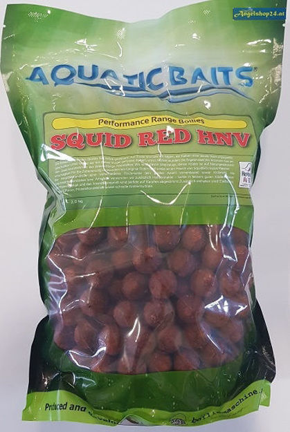 Bild von Aquaticbaits Squid Red HNV Boilies