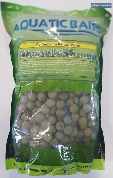 Bild von Aquaticbaits Mussel&Shrimp Boilies