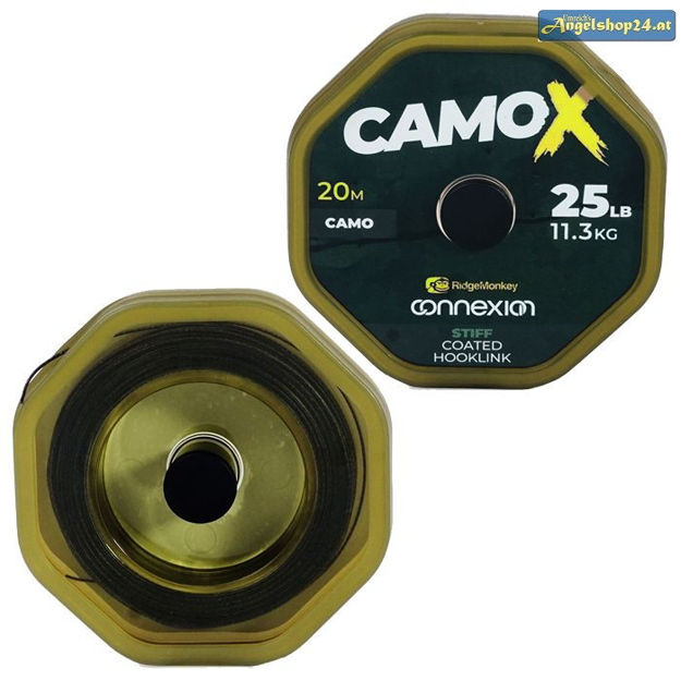 Bild von ConneXion CamoX Stiff Coated Hooklink 25lb 