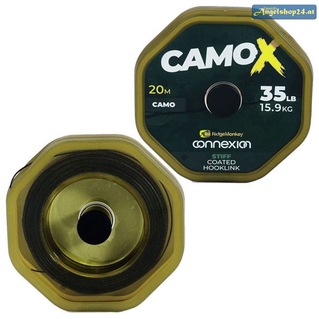 Bild von ConneXion CamoX Stiff Coated Hooklink 35lb 