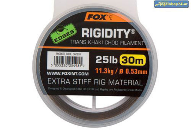 Bild von Edges Rigidity Chod Filament 0.57mm 30lb x 30m - t rans khaki