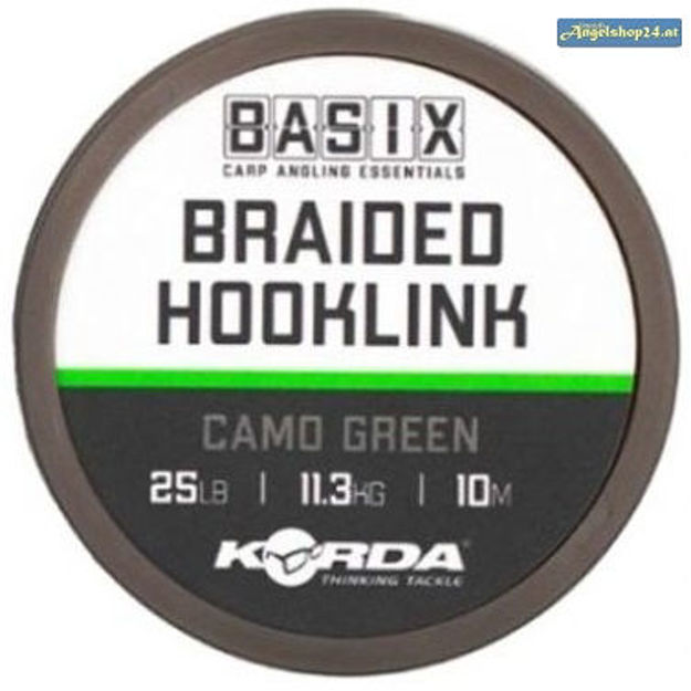 Bild von Basix Braided Hooklink  25 lb 10 m 