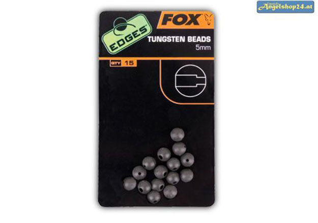 Bild von Edges 5mm Tungsten Beads x 15 