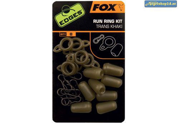 Bild von Edges Standard Run Ring Kit - trans khaki x 8 