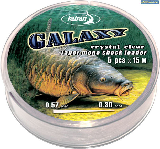 Bild von Taper mono shock leader GALAXY cast 0,30-0,47 mm 