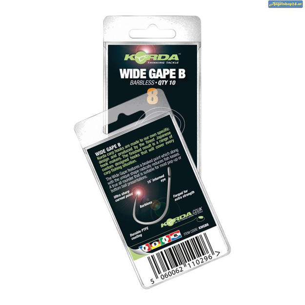 Bild von Korda Wide Gape Barbless