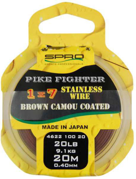 Bild von SPRO PREDATOR 1x7 BROWN COATED WIRE 20m