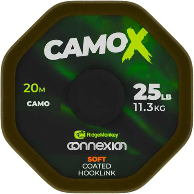 Bild von ConneXion CamoX Soft Coated Hooklink 25lb 