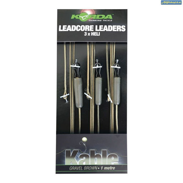 Bild von Leadcore leader Heli Weed/Silt, 3 per pack                                                          