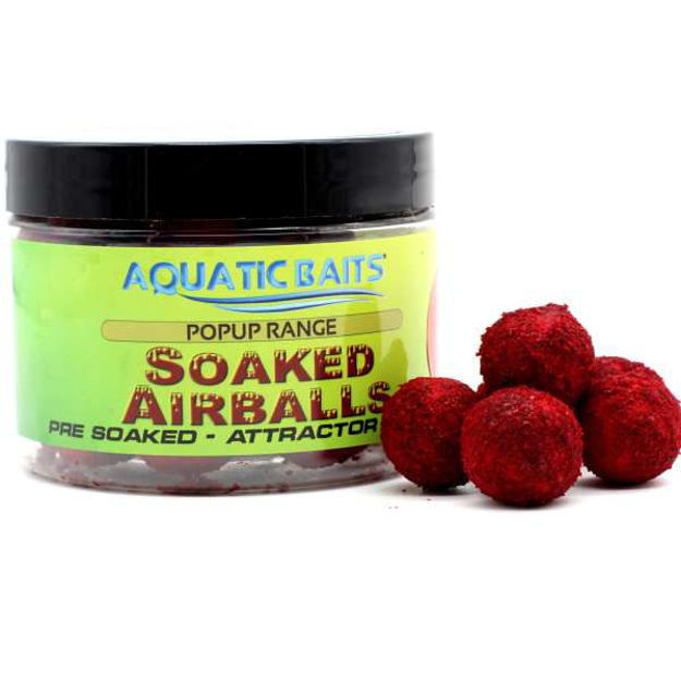 Bild von Aquaticbaits Soaked AirBalls Squid Red HNV 16mm 