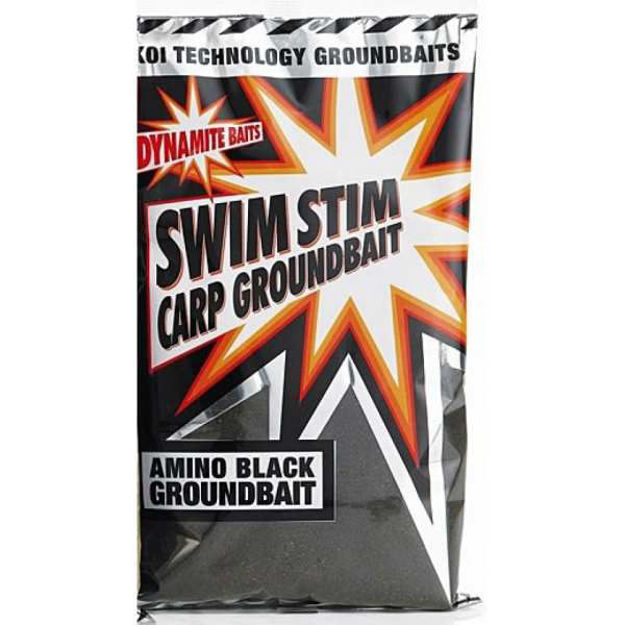 Bild von SWIM STIM GROUNDBAIT AMINO BLACK 900G 
