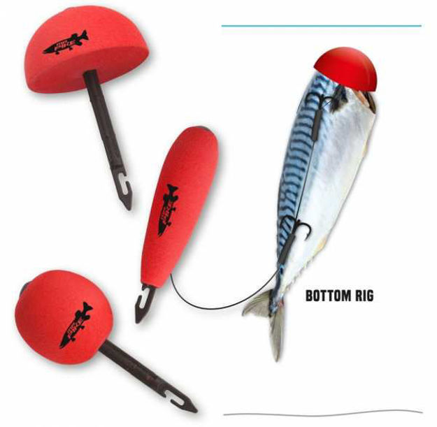 Bild von Mr. Pike Bait Pop Up Kit rot 3Stück                                                                 