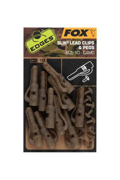 Bild von Fox Edges Silk Lead Clips & Pegs 