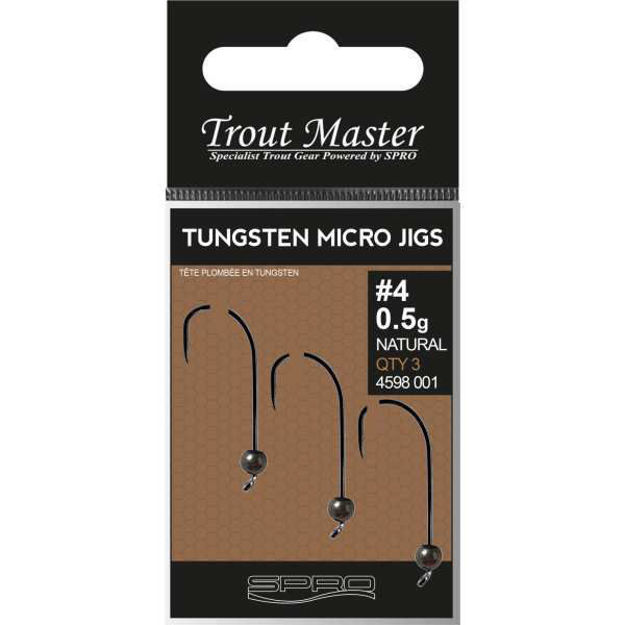 Bild von TROUT MASTER TUNGSTEN MICRO JIGS NAT