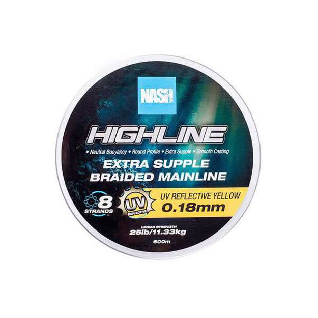 Bild von Highline Extra Supple Braid UV 25lb/0.18mm 600m 