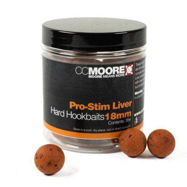 Bild von Pro-Stim Liver Hard Hookbaits 18mm (35) 