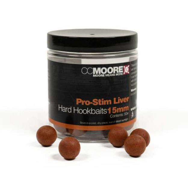 Bild von Pro-Stim Liver Hard Hookbaits 15mm (50) 