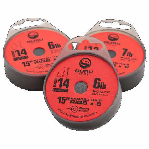 Bild von SMWG Bait Bands Rig 15 inch 14 (0.19mm) 