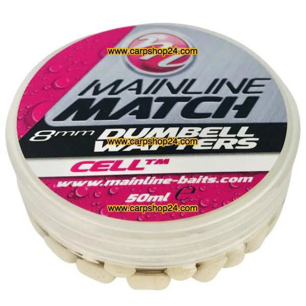 Bild von Match Dumbell Wafters 8mm-White-Cell 