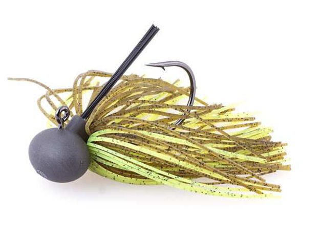 Bild von 7g Rubber Jig Modell II Green Pumpkin/Chartreuse                                                   