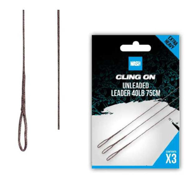 Bild von Cling-On Unleaded Leader 40Lb 75cm 
