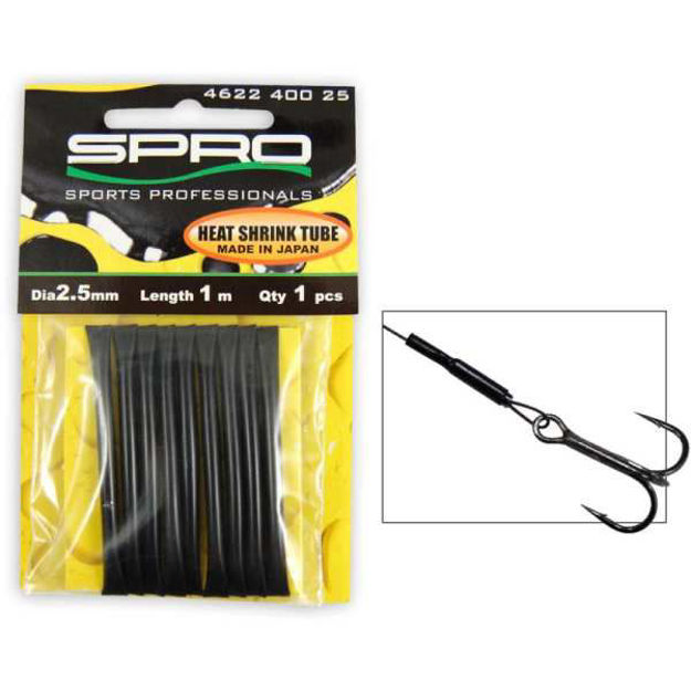 Bild von PREDATOR HEAT SHRINK TUBE BK 1m 2.5mm 