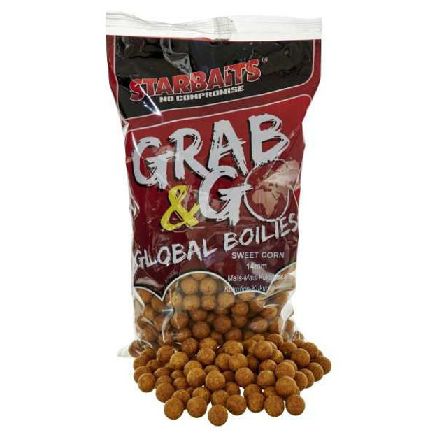 Bild von G&G GLOBAL BOILIES 1KG SWEET CORN 14MM                                                  