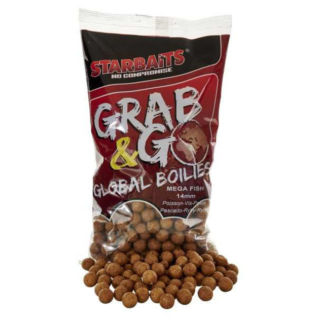 Bild von G&G GLOBAL BOILIES 1KG MEGA FISH 14MM                                                  