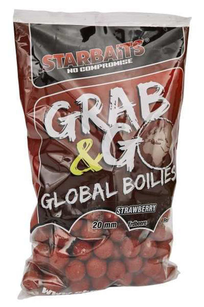 Bild von G&G GLOBAL BOILIES 1KG STRAWB. JAM 20MM                                                             