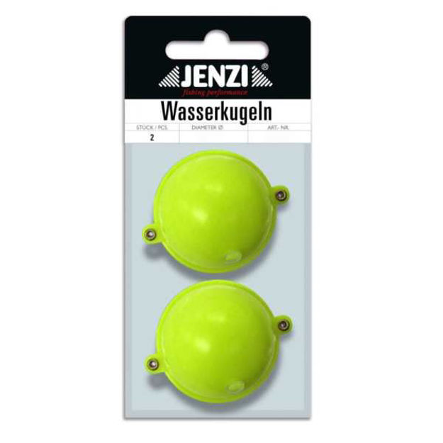 Bild von Wasserkugel rund 25mm 2 Stk. fluo Gelb 