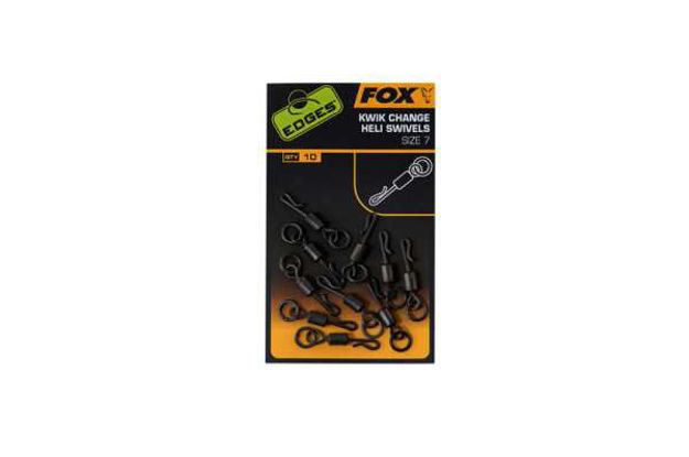 Bild von Edges Kwik change heli swivels size 7 x 10  