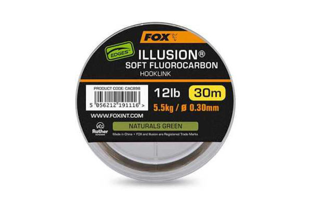 Bild von Edges Ill.Soft FluoroHooklink12lb(0.30mm)30m-NatGr 