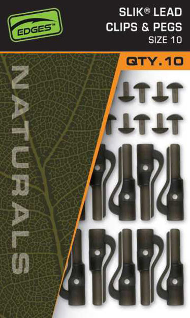 Bild von Edges Naturals Size 10 Slik lead clip + pegs x 10 
