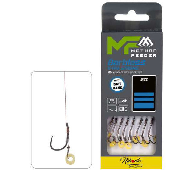 Bild von MIKADO MF RIG BAIT BAND-BARBLESS / 0.12mm/10cm