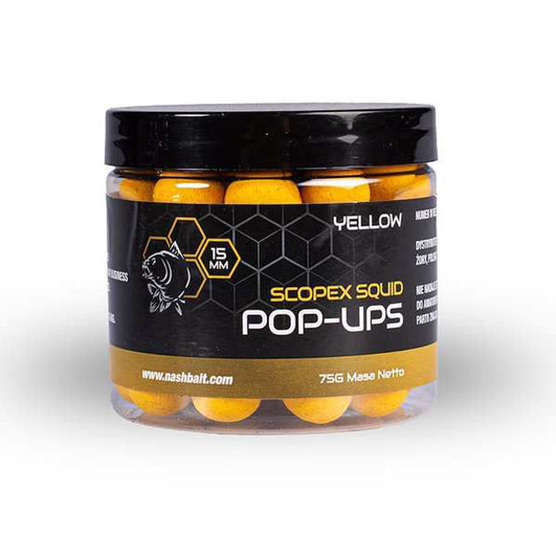 Bild von Scopex Squid Pop Ups 15mm 75g Yellow  