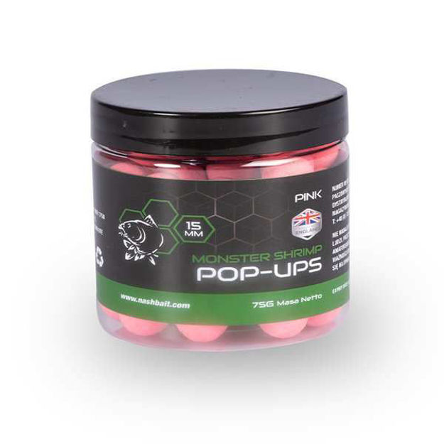 Bild von Monster Shrimp Pop Ups 15mm 75g Pink 