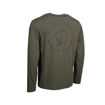 Bild von Nash Make It Happen Carp Logo Long Sleeve TShirt Green