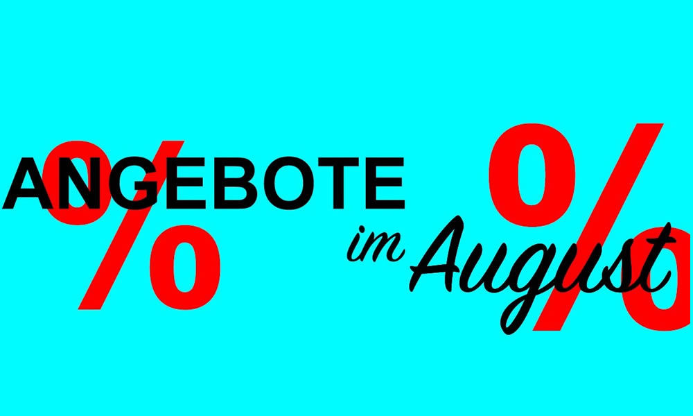 Bild für Kategorie Angebote im August