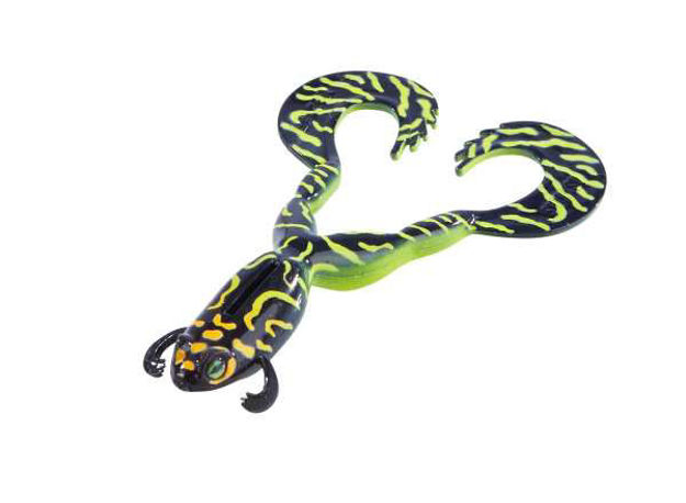 Bild von Balzer Shirasu Clone Frog Black Toxic UV 16cm                                                   