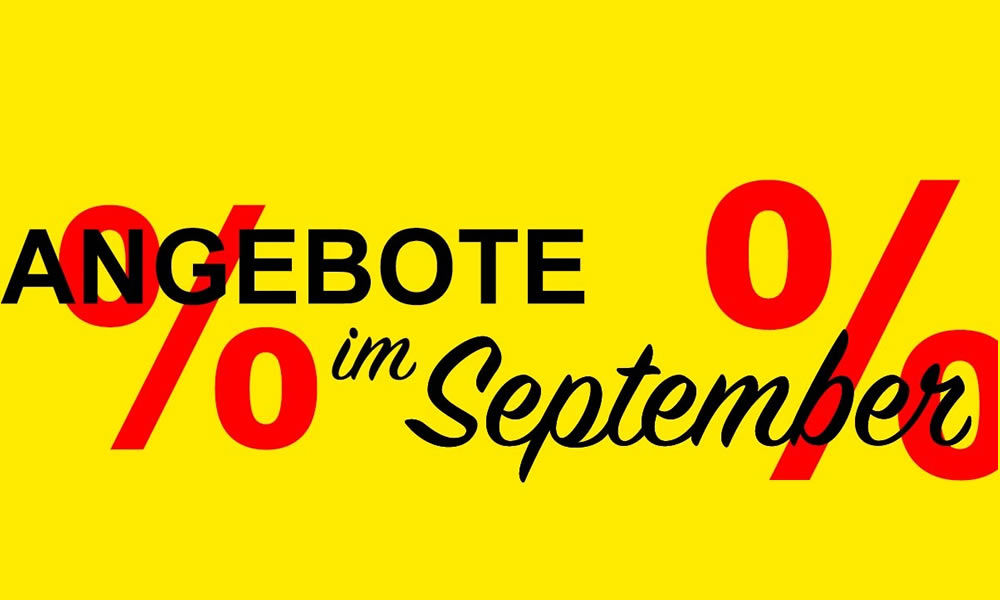 Bild für Kategorie Angebote im September