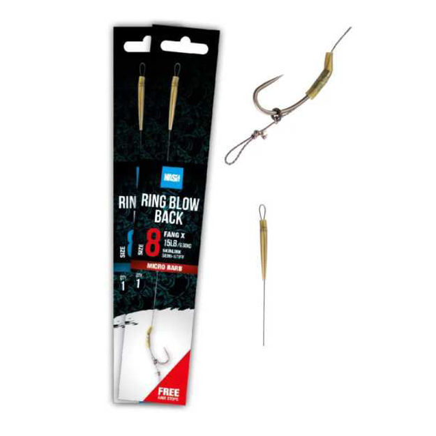 Bild von Tube Blow Back Rig Size 8 Barbless 