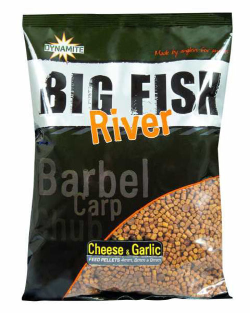 Bild von BIG FISH RIVER PELLET MIX CHEESE/GARLIC 1,8KG 
