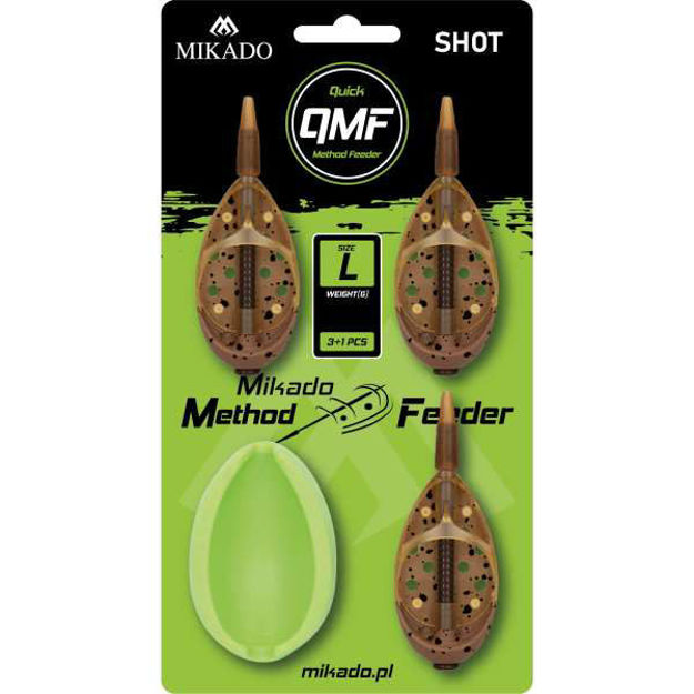 Bild von METHOD FEEDER SHOT Q.M.F. SET L - 3x20g + MOULD 