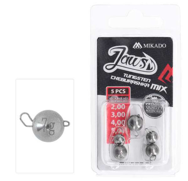 Bild von CHEBURASHKA - TUNGSTEN JAWS SET (2g/3g/4g/5g/7g) 