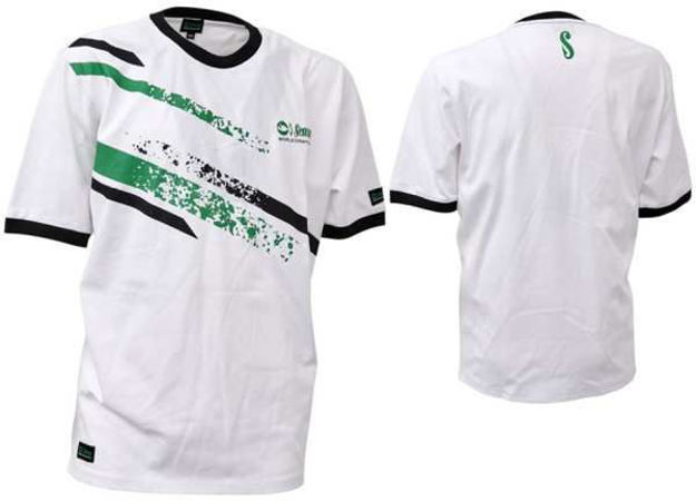 Bild von SENSAS T SHIRT STRIPES WEISS
